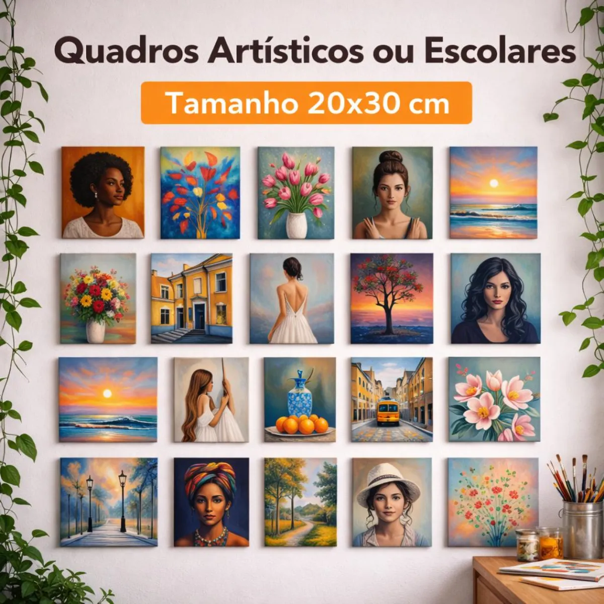 TELA DE PINTURA 20X30 c/10 - Imagem 3