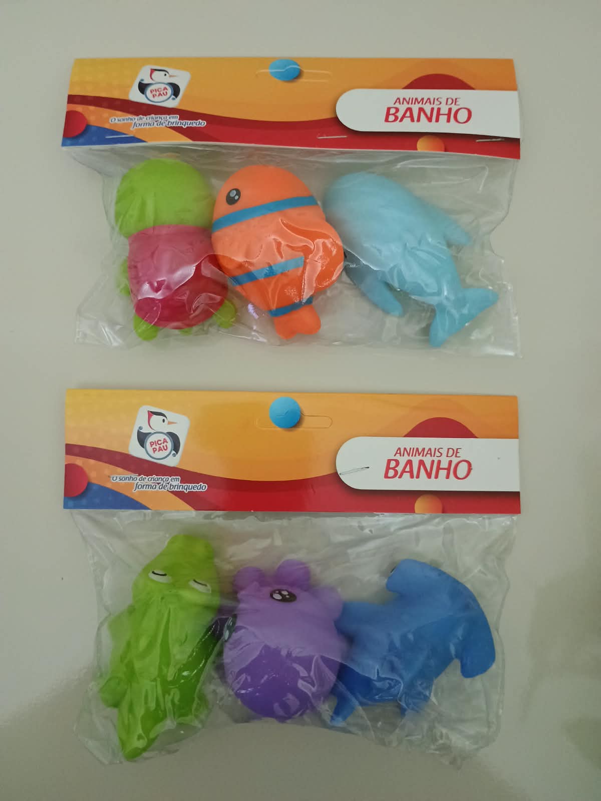 Kit Banho Infantil Animais -6 Peças - Imagem 2